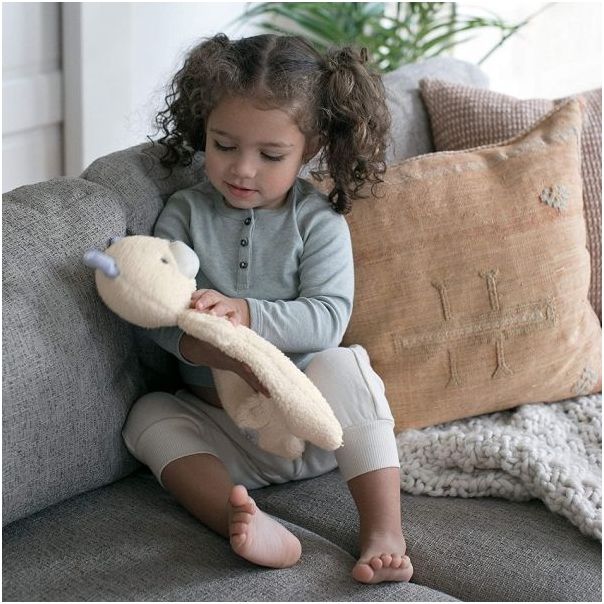 KIDS II Igračka Ingenuity Nate bean bag lovey The Teddy bear 12379 - SKU12379