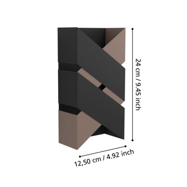 EGLO Zidna lampa Gurare LED 5W 3000K, toplo bela - 99689