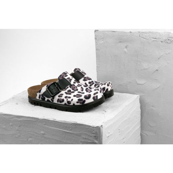 LEON Ženska papuča Zoe - bela - 6003-1