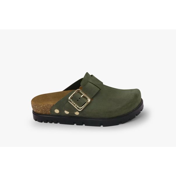 LEON Ženska papuča Andora II-zelena - 6006-ZE