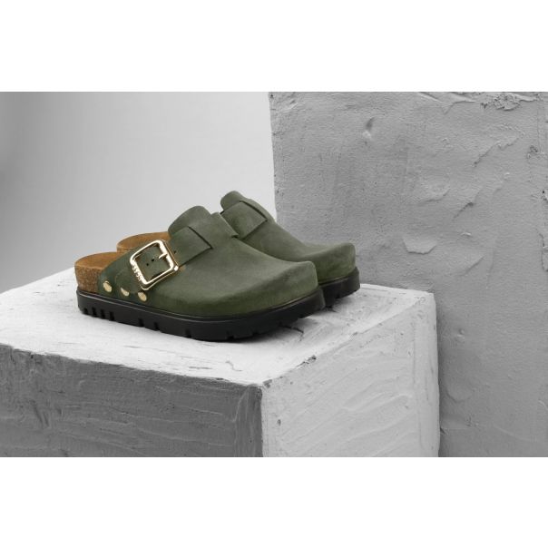 LEON Ženska papuča Andora II-zelena - 6006-ZE