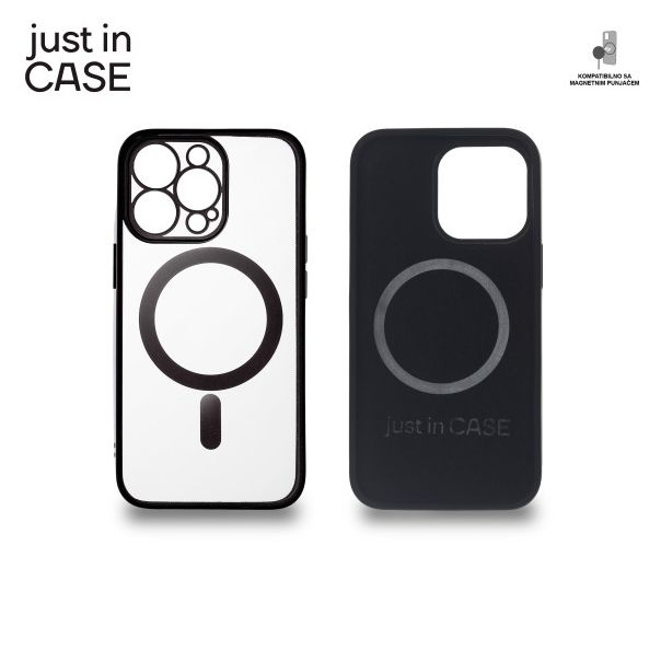 JUST IN CASE 2u1 Extra case MIX Magnetic iPhone 13 PRO, crna - MAGPL106BK
