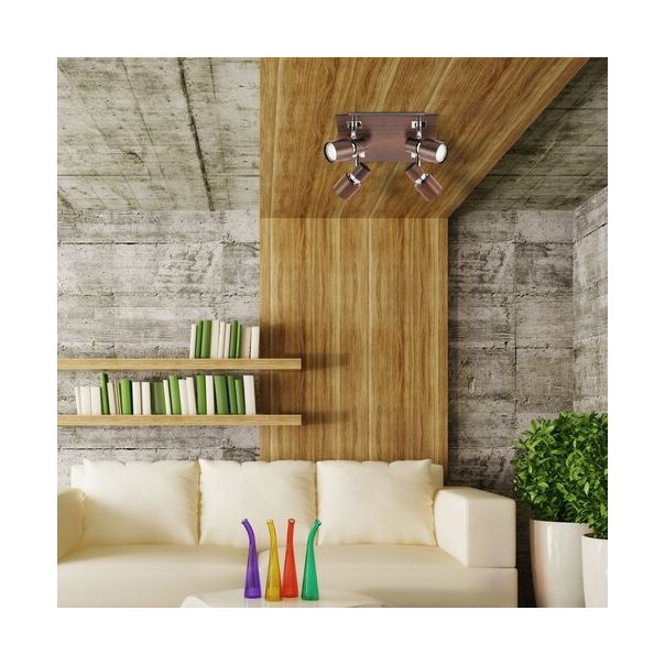 RABALUX Spot rasveta Merkur wenge braon, GU10 50W - 6008