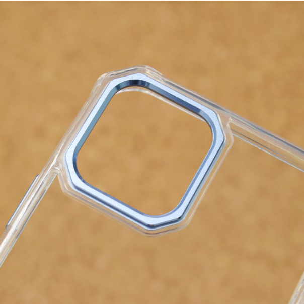 Maska za iPhone 13 Pro ljubičasta Ice Cube Frame - EP2864949