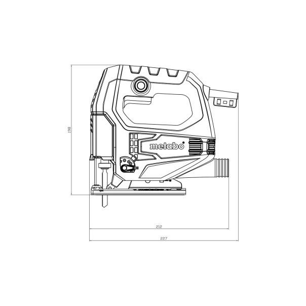 METABO Ubodna testera STEB 65 Quick; 450W - 601030000