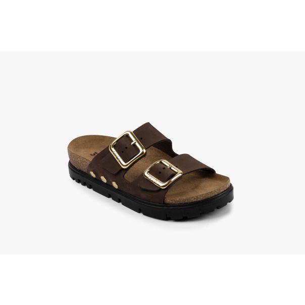 LEON Ženska papuča Portofino II-braon - 6011-BR