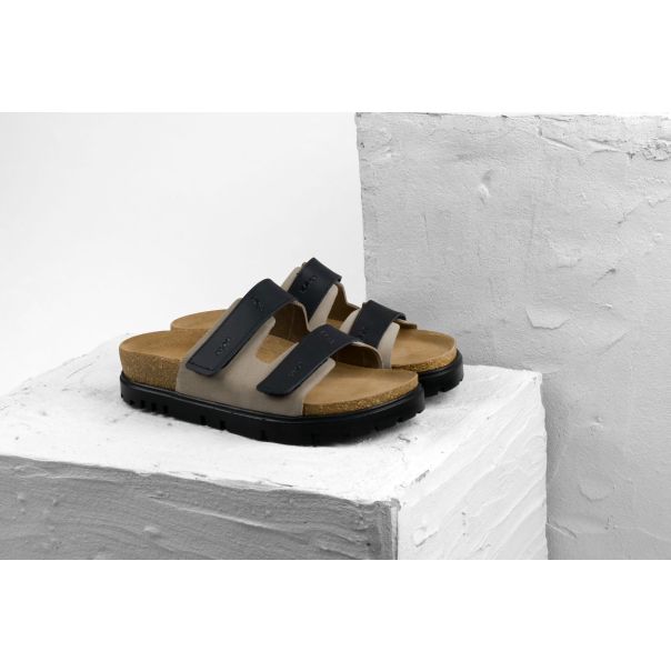 LEON Ženska papuča Nia -siva - 6020-SV