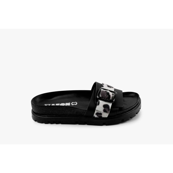 LEON Ženska papuča Tessa - crna - 6022- CR