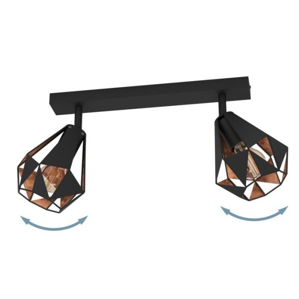 EGLO Spot Carlton 7 E27 2X40W - 43716-1