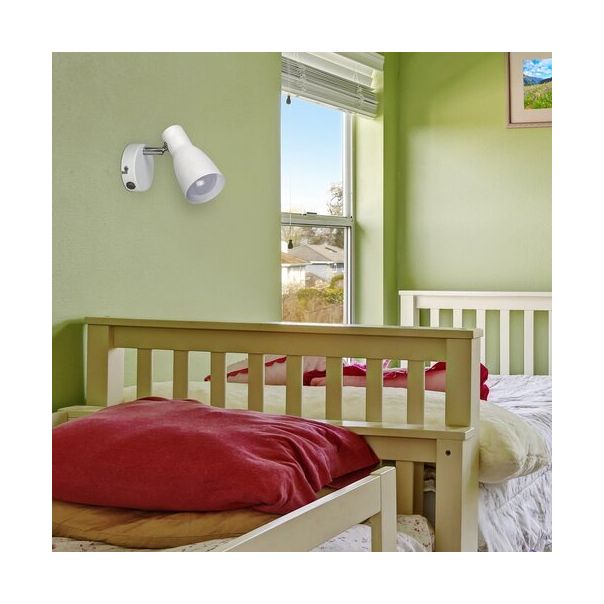 Rabalux Spot rasveta Ebony E27 1x MAX 20W bela (6025) - 6025-1