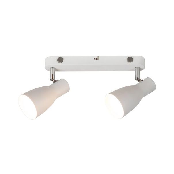 Rabalux Spot rasveta Ebony E27 2x MAX 20W bela (6027) - 6027-1-1