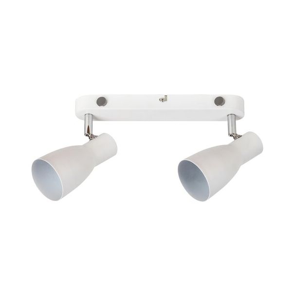 Rabalux Spot rasveta Ebony E27 2x MAX 20W bela (6027) - 6027-1-1