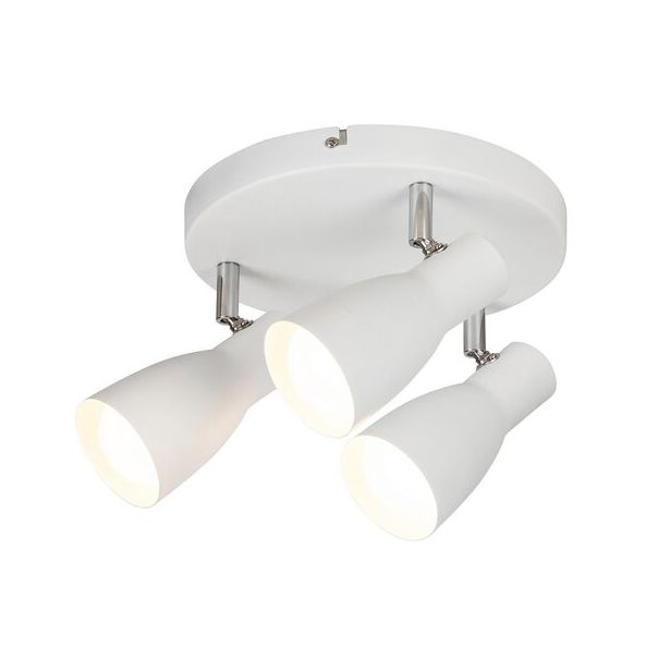 Rabalux Spot rasveta Ebony E27 3x MAX 20W bela (6028) - 6028-1-1