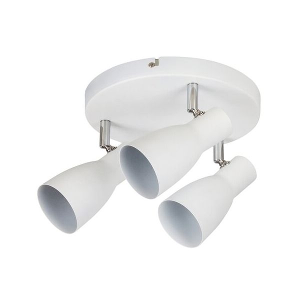 Rabalux Spot rasveta Ebony E27 3x MAX 20W bela (6028) - 6028-1-1