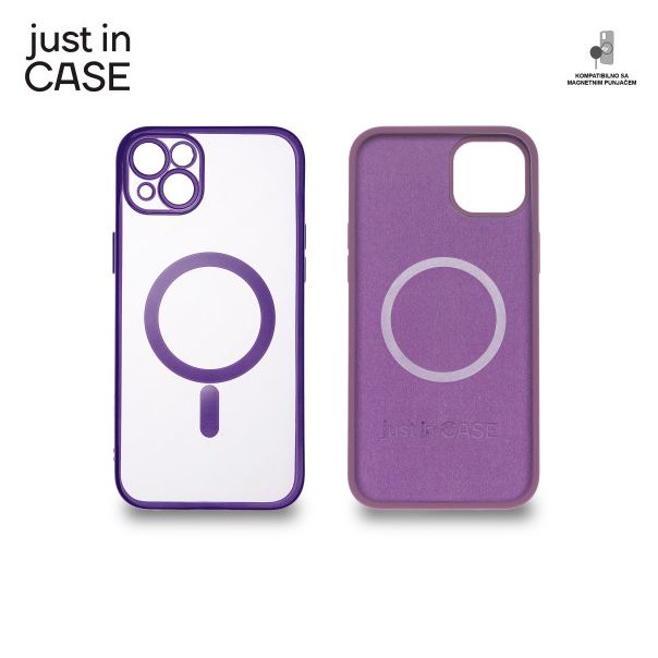 JUST IN CASE 2u1 Extra case MAG MIX PLUS paket ljubičasti za iPhone 14 Plus - MAGPL109PR