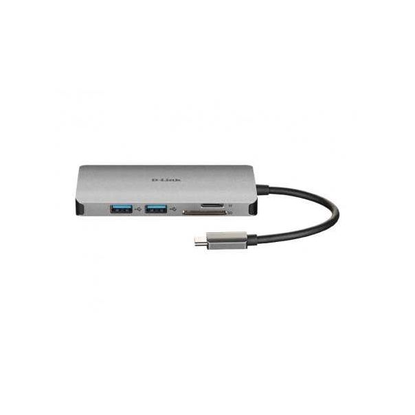 D LINK DUB-M810 8-in-1 USB-C Hub - 60295-1