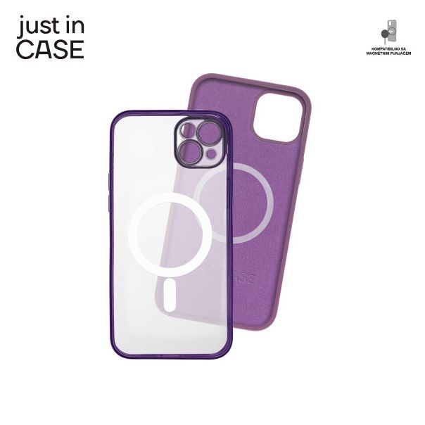 JUST IN CASE 2u1 Extra case MAG MIX PLUS paket ljubičasti za iPhone 14 Plus - MAGPL109PR