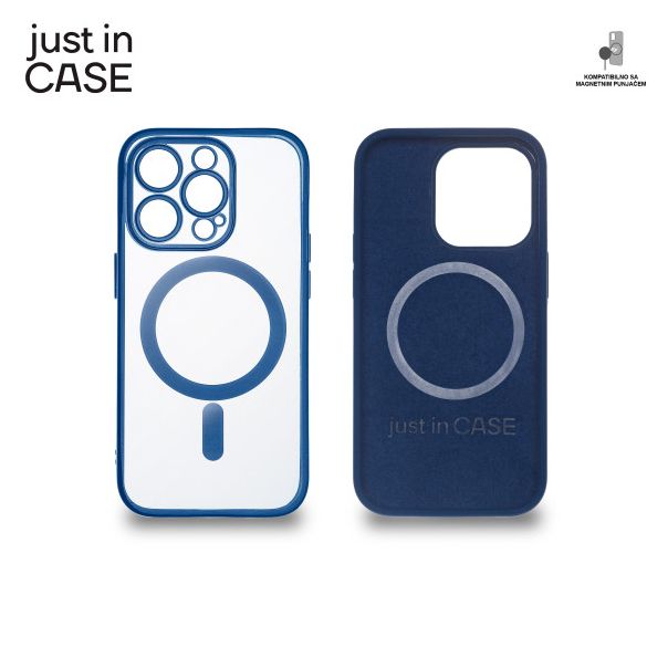 JUST IN CASE 2u1 Extra case MAG MIX PLUS paket plavi za iPhone 14 Pro - MAGPL110BL