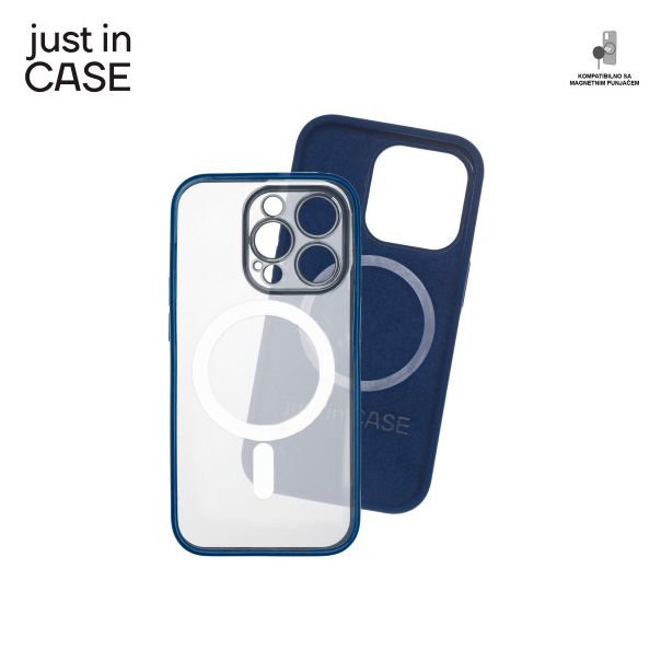 JUST IN CASE 2u1 Extra case MAG MIX PLUS paket plavi za iPhone 14 Pro - MAGPL110BL