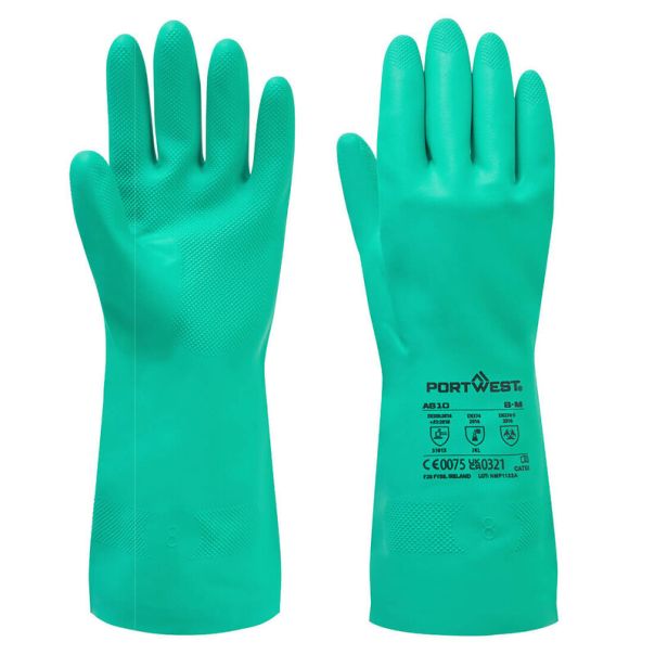 MONSUN Rukavice Nitrosafe M810, zelena - 60409-1-1