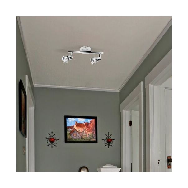 Rabalux Spot rasveta Norton GU10 2x MAX 50W hrom (6046) - 6046