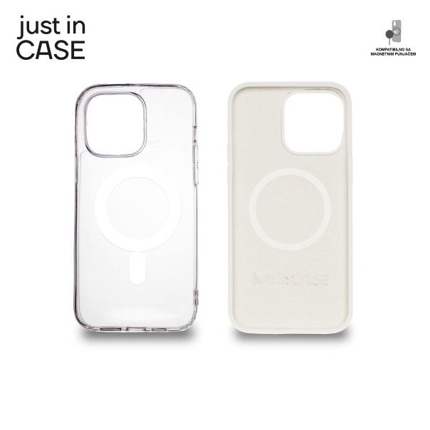JUST IN CASE 2u1 Extra case MAG MIX PLUS paket beli za iPhone 14 Pro Max - MAGPL111WH