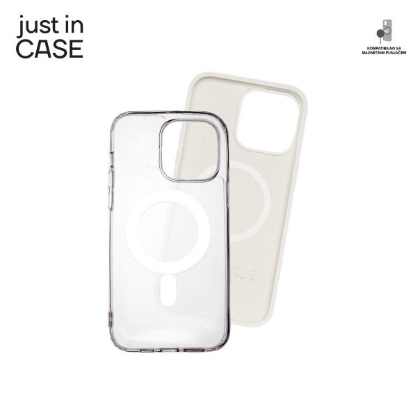 JUST IN CASE 2u1 Extra case MAG MIX PLUS paket beli za iPhone 14 Pro Max - MAGPL111WH