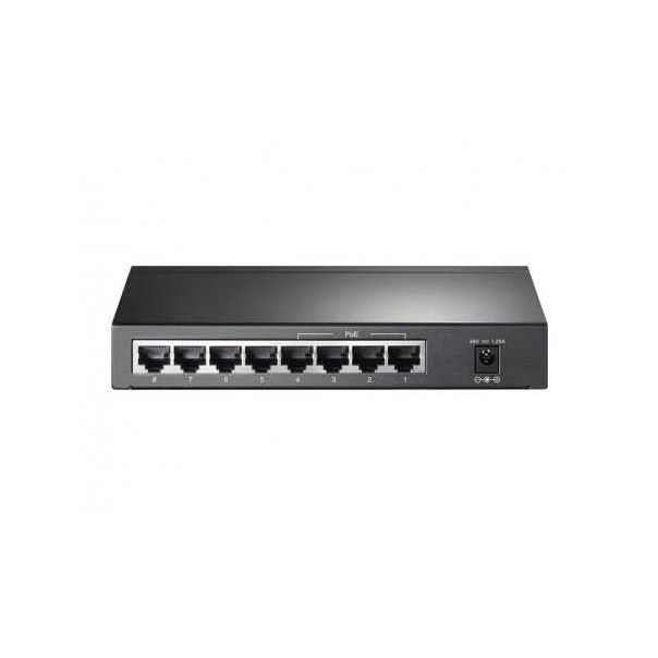 TP LINK Switch Gigabit 8x RJ45 10/100/1000Mbps Desktop metalno kuciste with 4-Port PoE (TL-SG1008P) - 60576