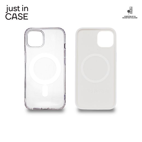 JUST IN CASE 2u1 Extra case MAG MIX PLUS paket beli za iPhone 13 - MAGPL104WH