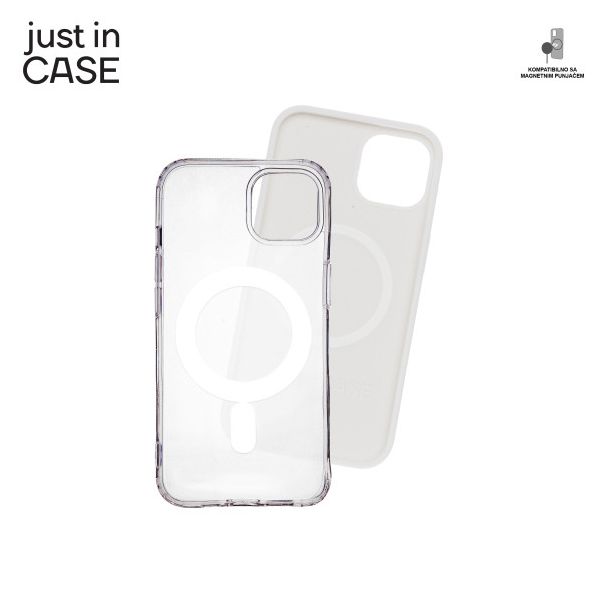JUST IN CASE 2u1 Extra case MAG MIX PLUS paket beli za iPhone 13 - MAGPL104WH