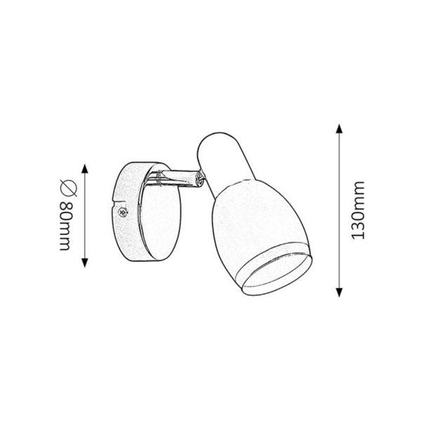 Rabalux Spot rasveta Elite E14 1x MAX 40W hrom (6060) - 6060