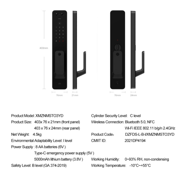 Pametna brava Xiaomi Pro XMZNMST03YD - EP2754209