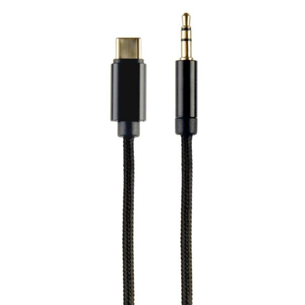GEMBIRD Kabl USB-C - stereo 3.5 mm AUX kabl CCA-CM3.5M-1.5M, 1.5m, crna - 46115-1
