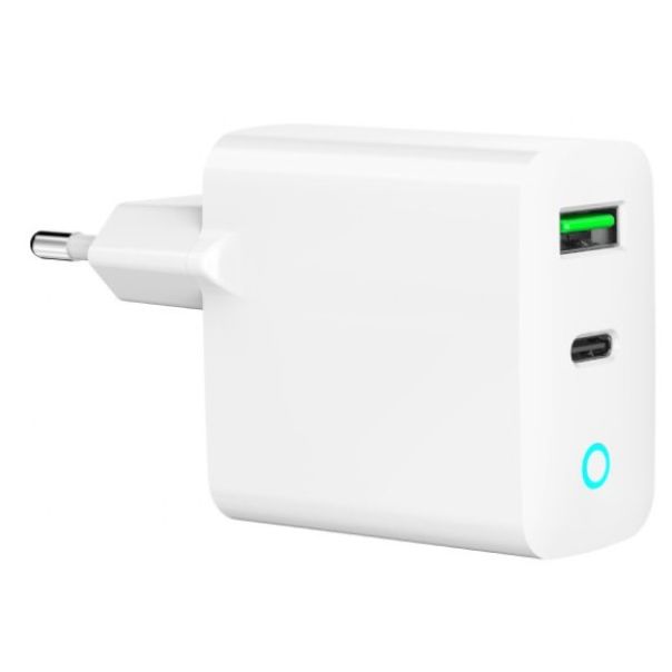 GEMBIRD Brzi auto punjač 20W TA-UC-PDQC20L-W-01, bela - 46121