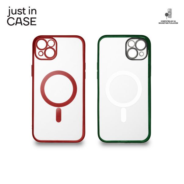 JUST IN CASE 2u1 Extra case MAG MIX paket zeleno-crveni za iPhone 14 Plus - MAG109GNRD
