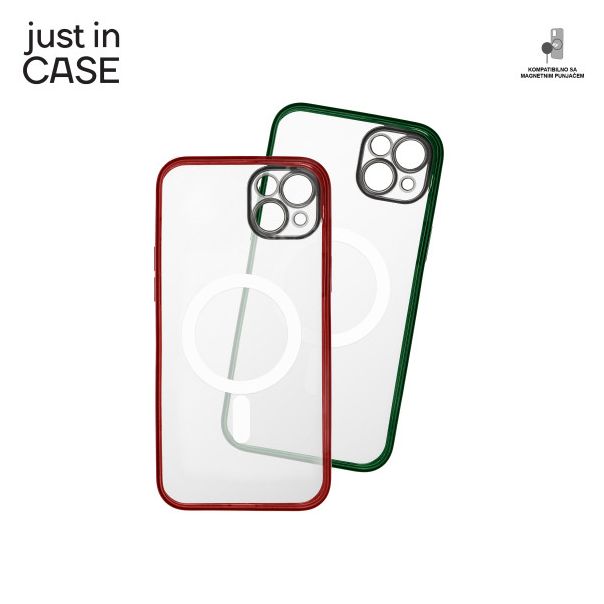 JUST IN CASE 2u1 Extra case MAG MIX paket zeleno-crveni za iPhone 14 Plus - MAG109GNRD