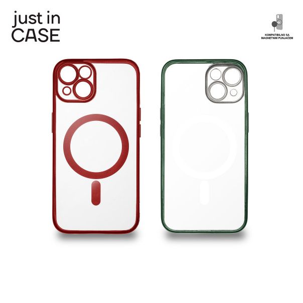 JUST IN CASE 2u1 Extra case MAG MIX paket zeleno-crveni za iPhone 14 - MAG108GNRD