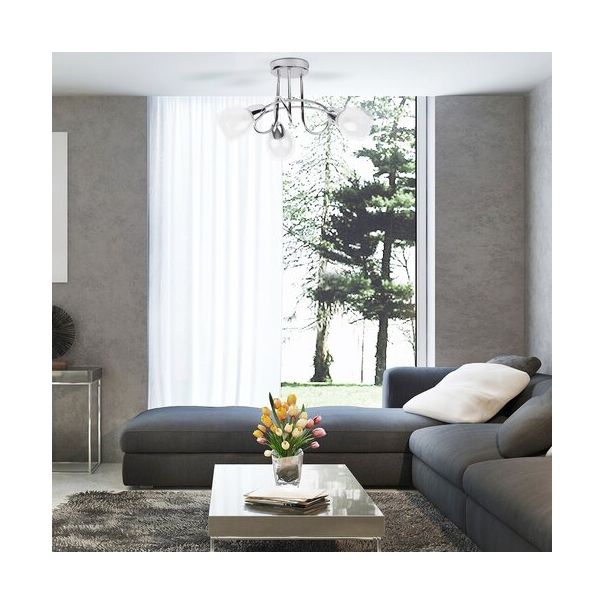 Rabalux Plafonjera Dave E14 3x MAX 40W hrom (6081) - 6081