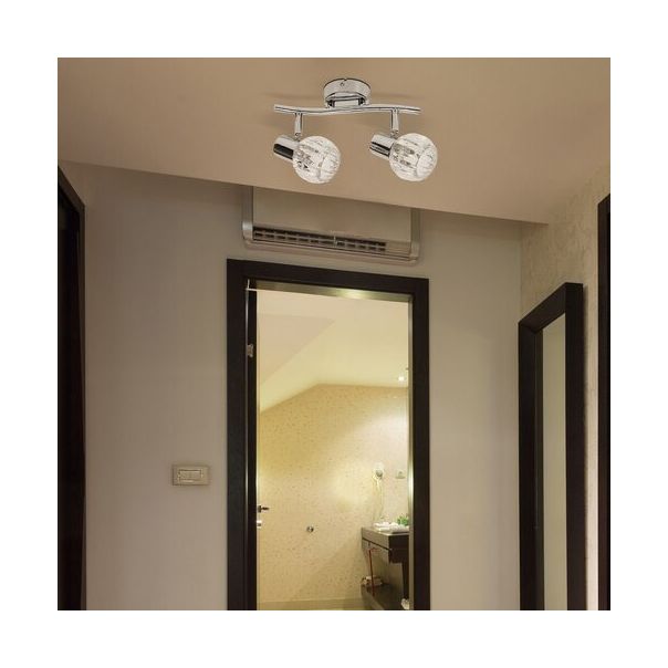 Rabalux Spot rasveta Lauren E14 2x MAX 40W hrom (6092) - 6092-1