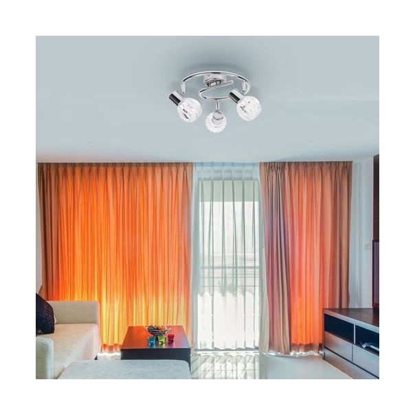 Rabalux Spot rasveta Lauren E14 3x MAX 40W hrom (6093) - 6093