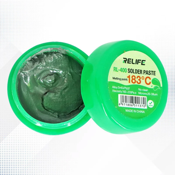 Pasta za lemljenje RELIFE RL-400 (20 g) 183c - EP2838831