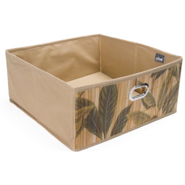 FIVE Kutija za odlaganje 31x31x14.5cm, braon - 174573