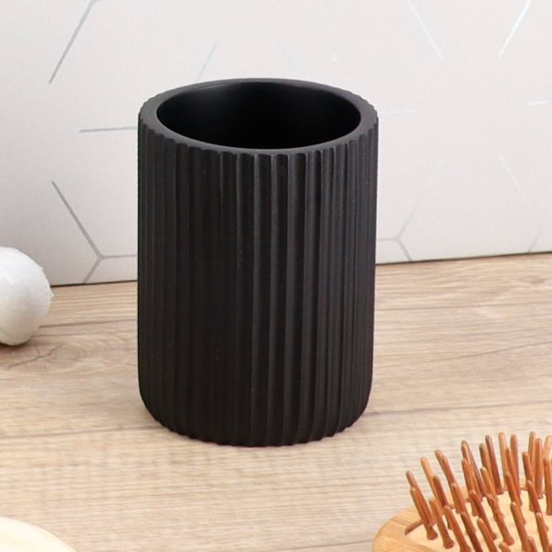 TENDANCE Čaša za četkice za zube, crna - 61103103