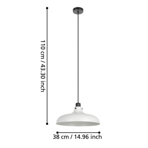 EGLO Visilica Matlock E27 40W - 43825