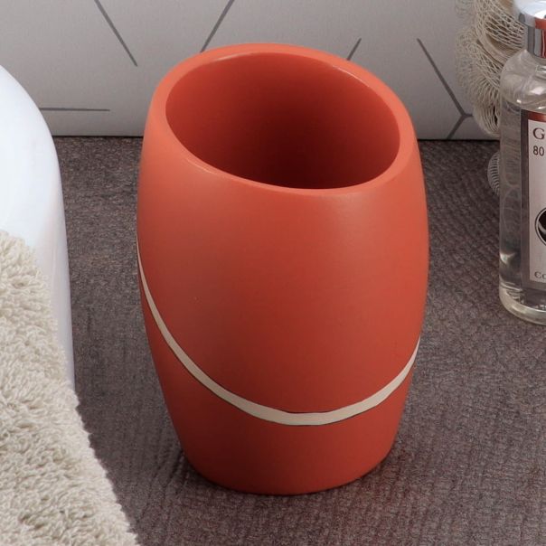 TENDANCE Čaša za četkice za zube, terakota - 61153125