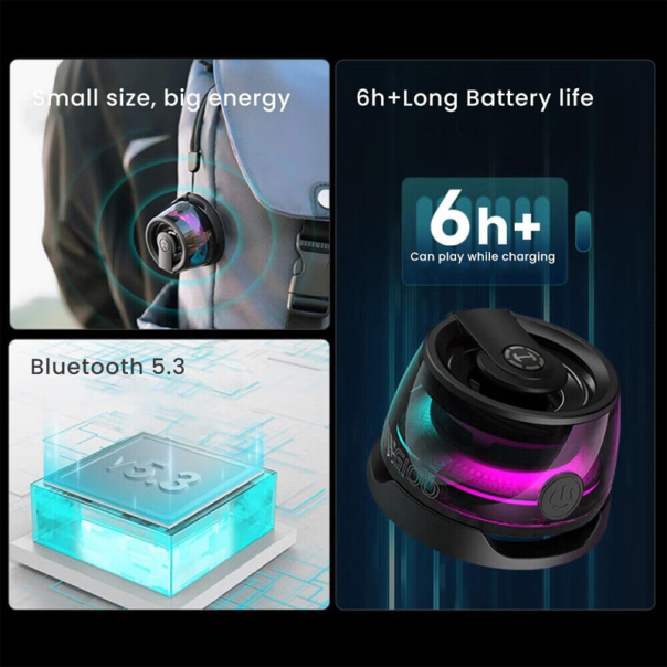 Bluetooth zvučnik magnetni RBG Hecate G100 - EP2875418