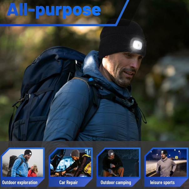 Kapa led sa bluetooth slusalicama (BT-01) narandžasto - 612260