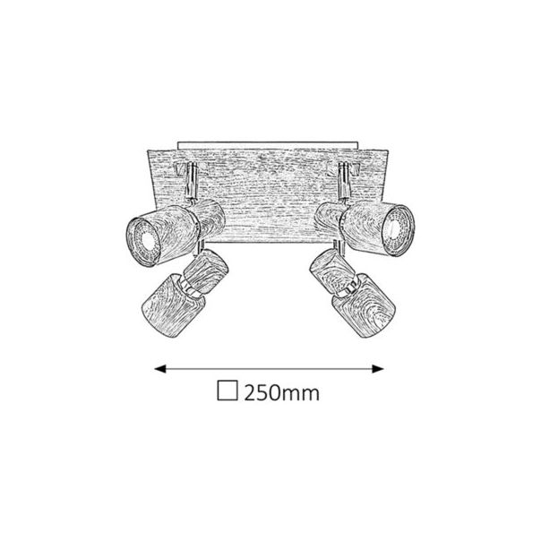 RABALUX Spot rasveta Merkur GU10 50W - 6128