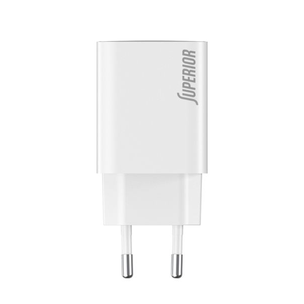 SUPERIOR Kućište punjača SU-P103 Super Fast PD 25W 3A Type C, bela - P1247