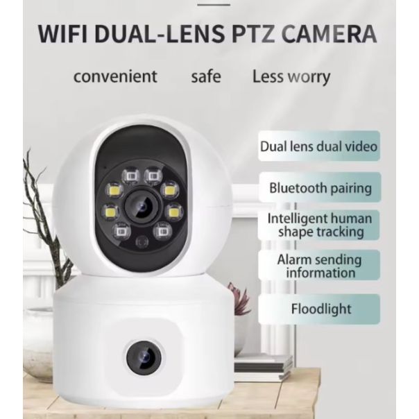 GMB Kamera CAM-IP6MP-Q7, 6 mpix microSD, iCSee xmeye, Two-way voice - 46218-1